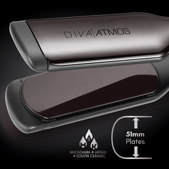 Diva Atmos Professional Straightener XXL Wide 51mm