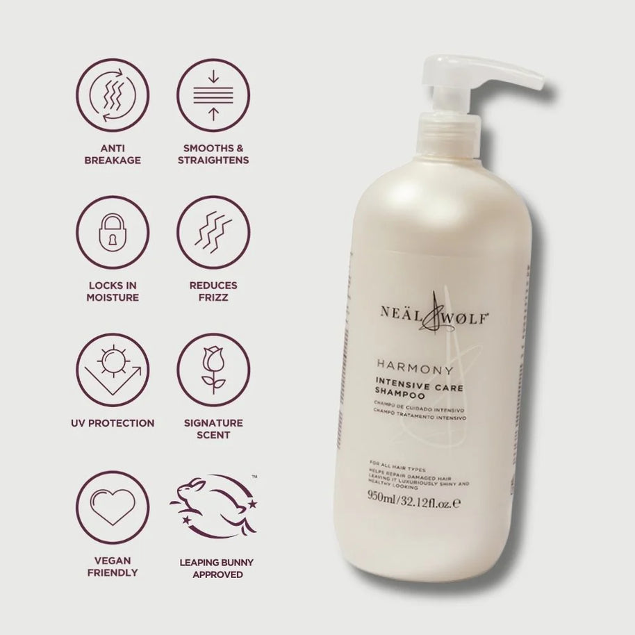 Neal & Wolf Cleanse & Treat Daily Shampoo & Harmony Treatment 950ml Duo