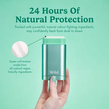 Wild Aqua Case and Fresh Cotton & Sea Salt Deodorant Starter Pack