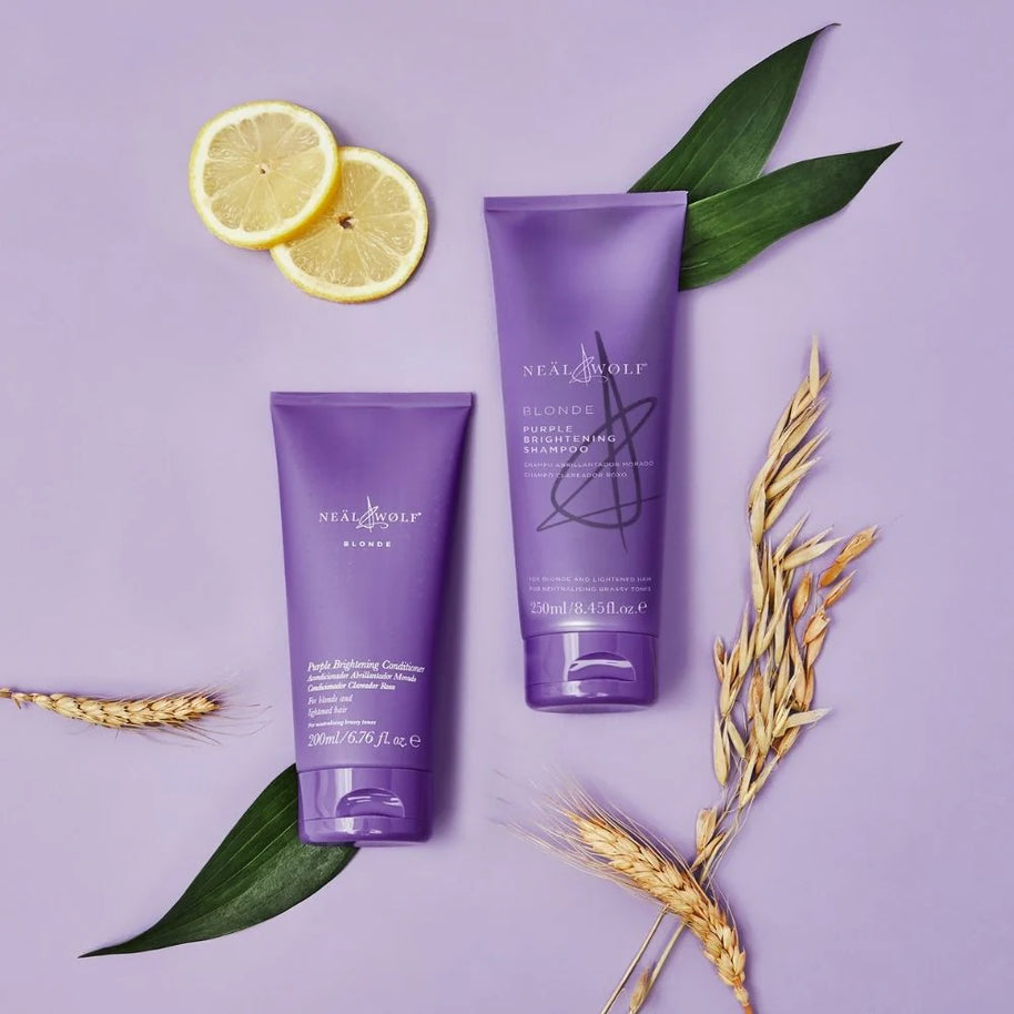 Neal & Wolf – Geschenkset „Blond Purple“ mit Shampoo und Spülung