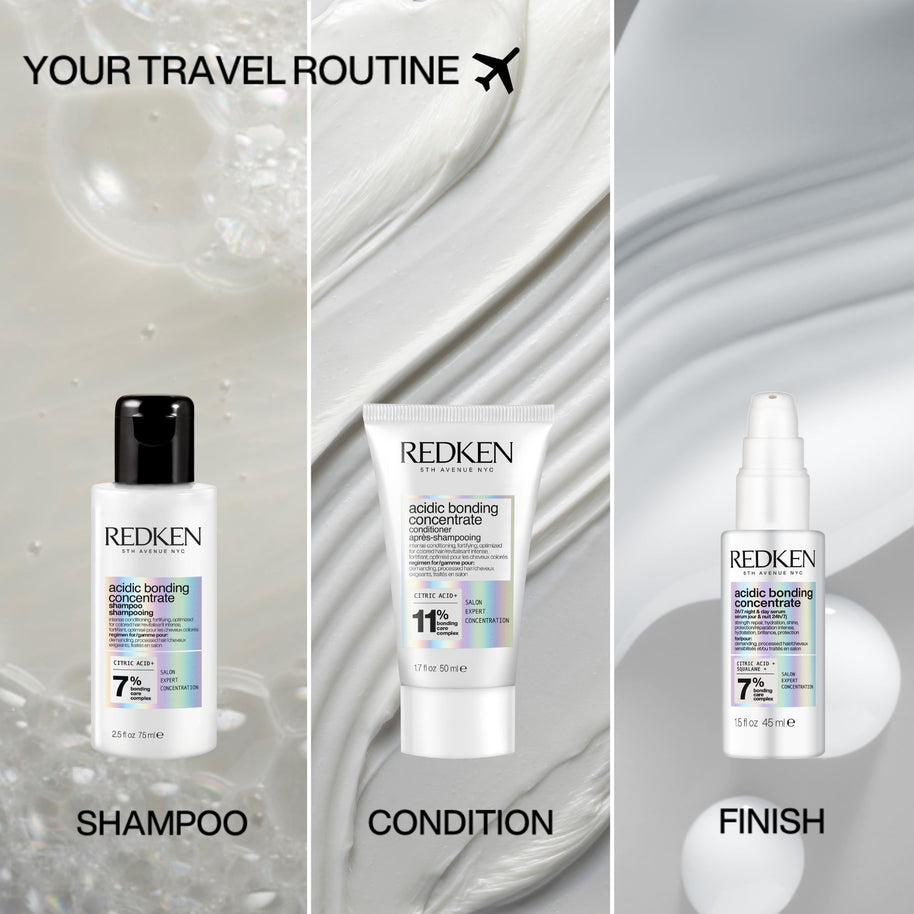 Redken Acidic Bonding Concentrate 24/7 Travel Pouch Set