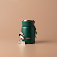 SHO Insulated Reusable Food Flask 530ml - Forest Green