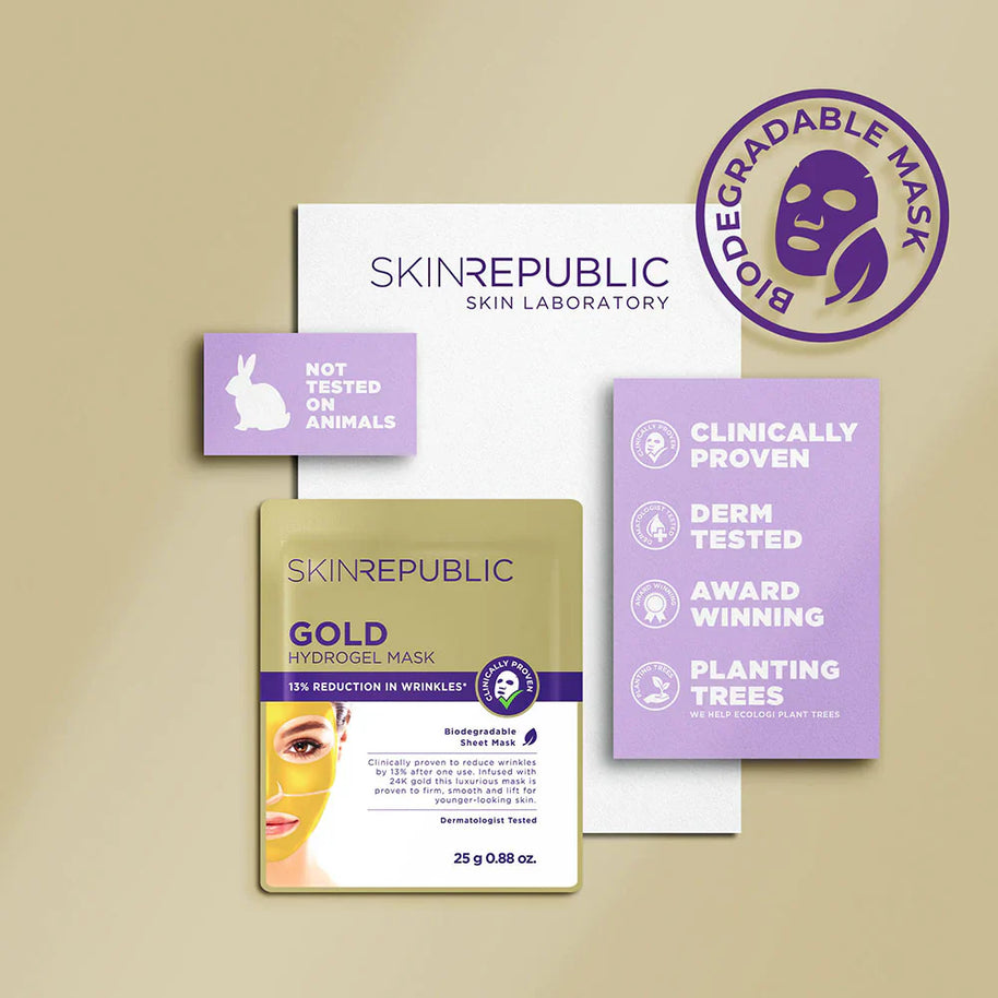 Skin Republic Gold Hydrogel Face Sheet Mask