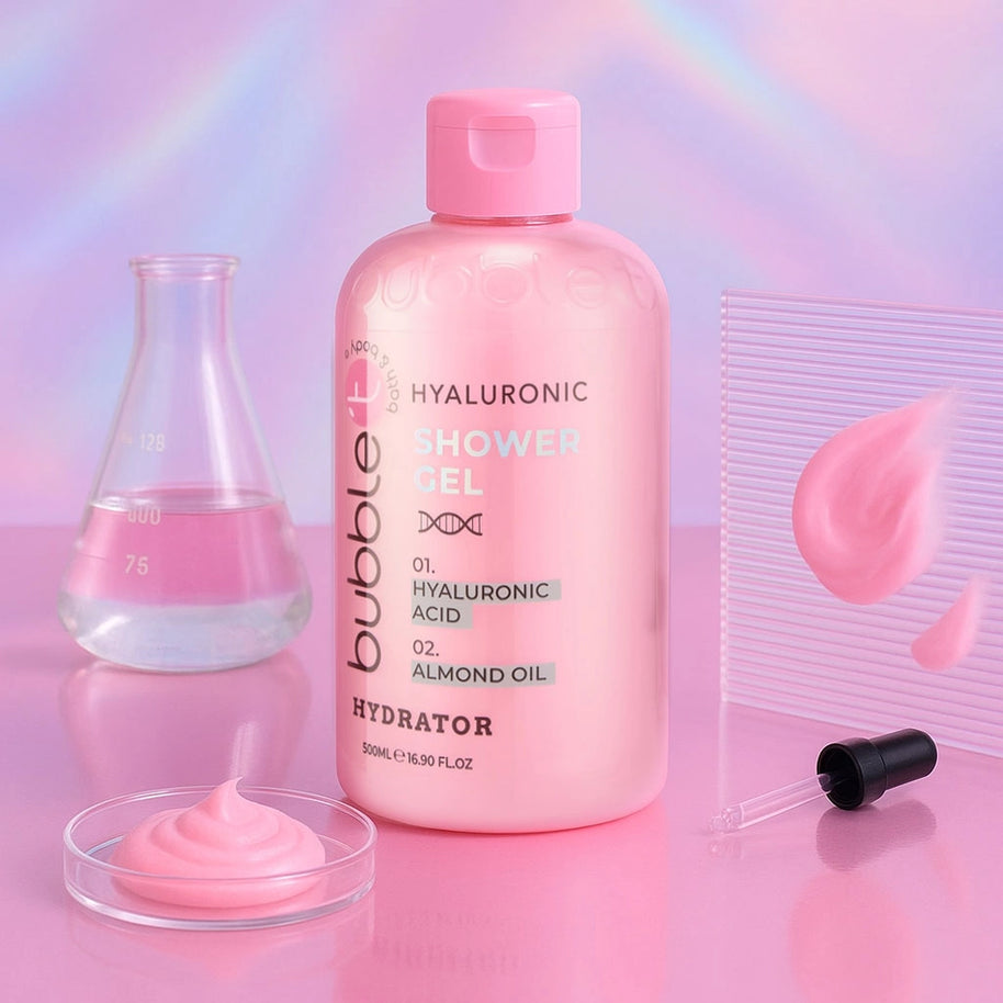 Bubble T Hyaluronic Acid & Almond Oil Shower Gel 500ml