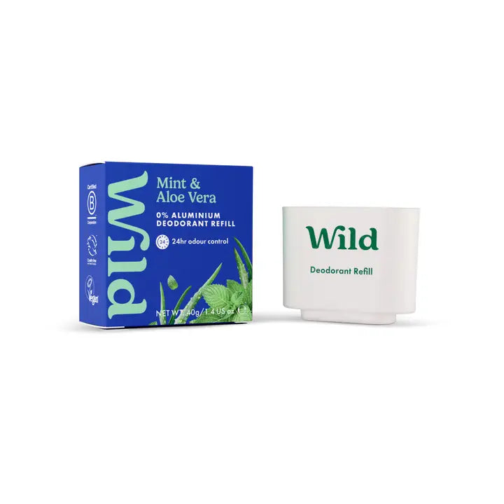 Wild Mint & Aloe Vera Deodorant Refill 40g