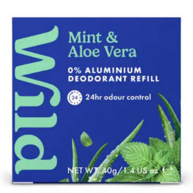 Wild Mint & Aloe Vera Deodorant Refill 40g