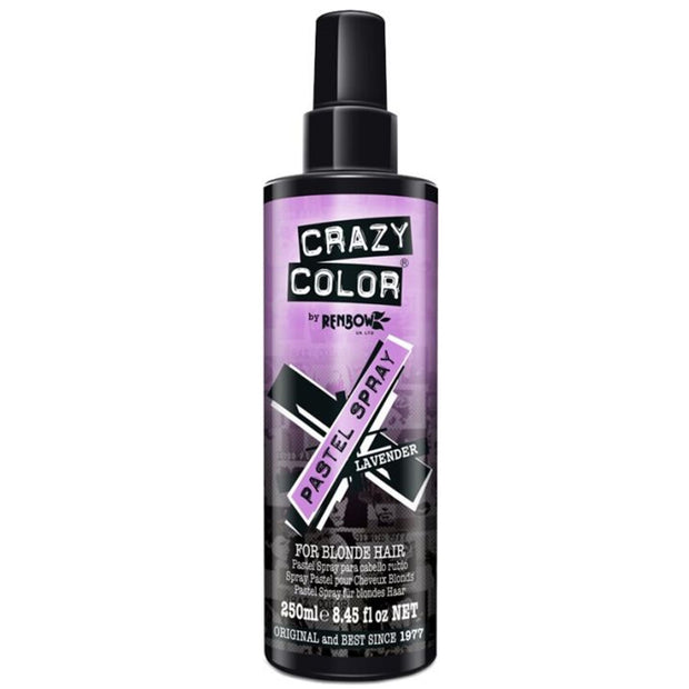 Crazy Color Temporary Pastel Spray Lavender Hair Dye 250ml