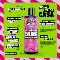 Crazy Color Rainbow Care Conditioner 250ml
