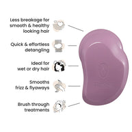 Tangle Teezer Earthy Purple Plant Based Detangling Hairbrush