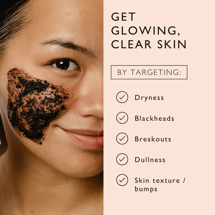 UpCircle Coffee + Rosehip Face Scrub Exfoliator 100ml