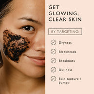 UpCircle Coffee + Rosehip Face Scrub Exfoliator 100ml