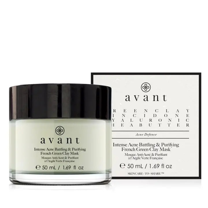 Avant Intense Acne Battling & Purifying French Green Clay Mask 50ml