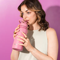 SHO Guzzler Water Bottle 950ml - Vintage Rose