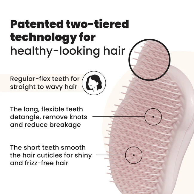 Tangle Teezer Marshmallow Pink Plant Based Detangling Hairbrush