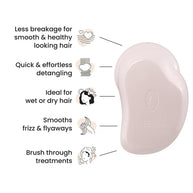Tangle Teezer Marshmallow Pink Plant Based Detangling Hairbrush