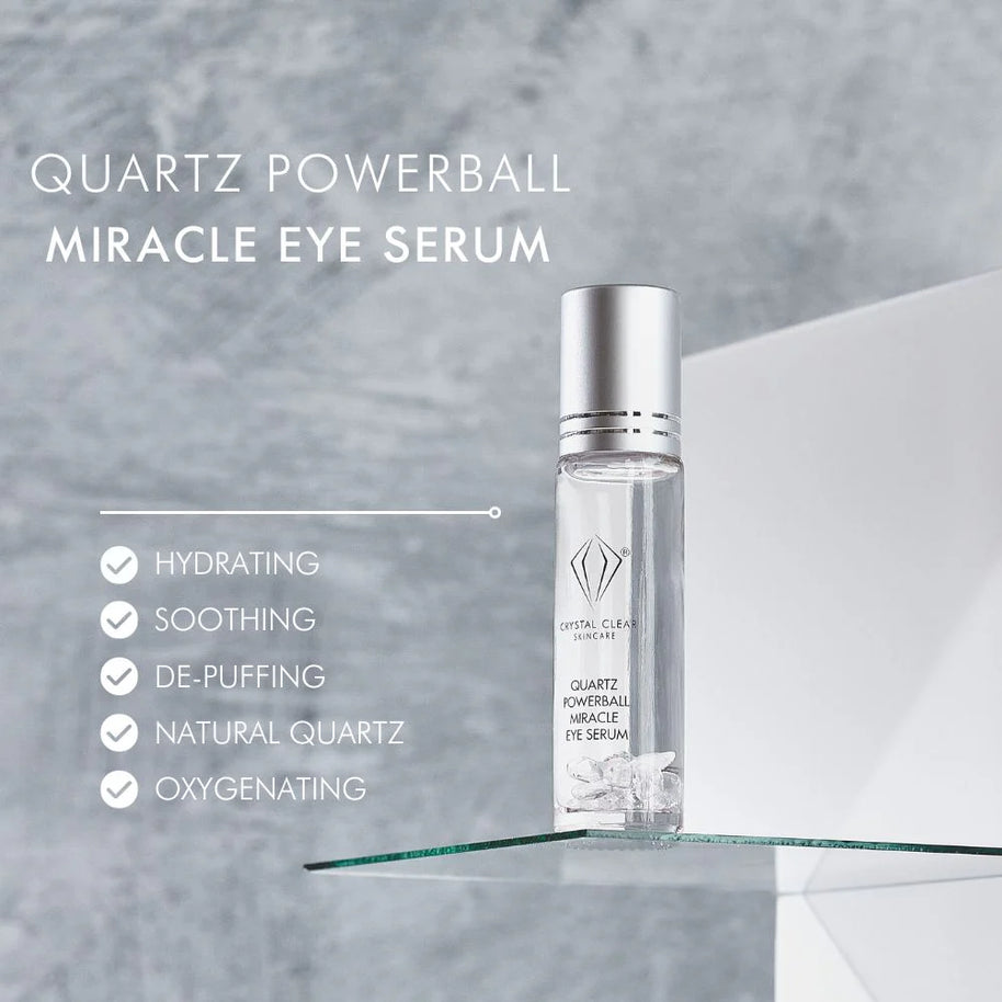 Crystal Clear Quartz Powerball Miracle Eye Serum 10ml