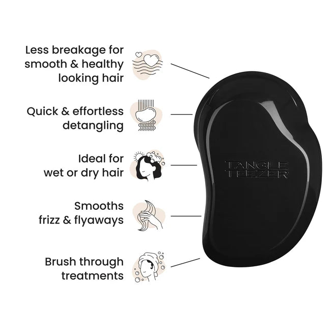 Tangle Teezer Panther Black Detangling Hairbrush