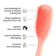 Tangle Teezer Peach Glow Large Detangler