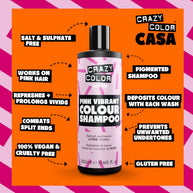 Crazy Color Pink Shampoo 250ml