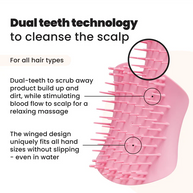 Tangle Teezer Pretty Pink Scalp Massager