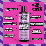 Crazy Color Purple Shampoo 250ml