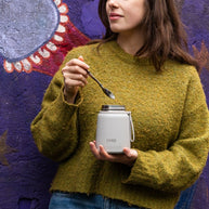 SHO Insulated Resuable Food Flask 530ml - Soft Taupe
