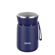 SHO Insulated Reusable Food Flask 530ml - Midnight Blue