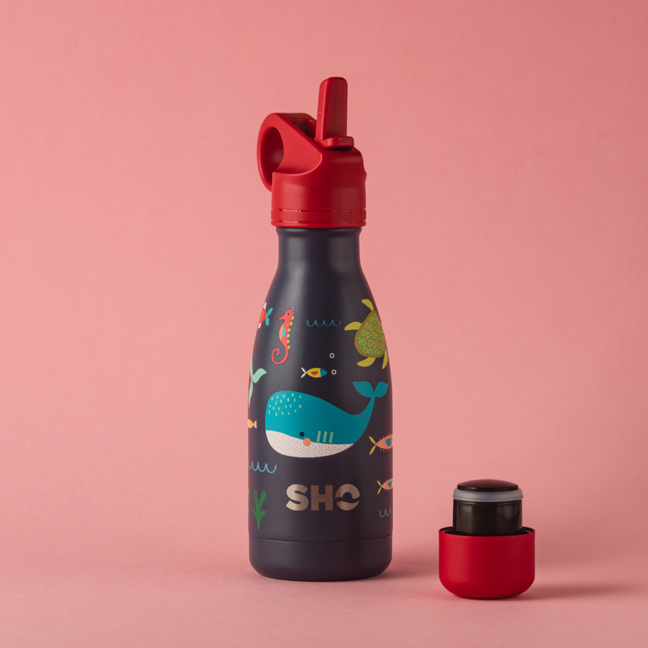 SHO Kids Insulated Water Bottle 260ml - Under The Sea