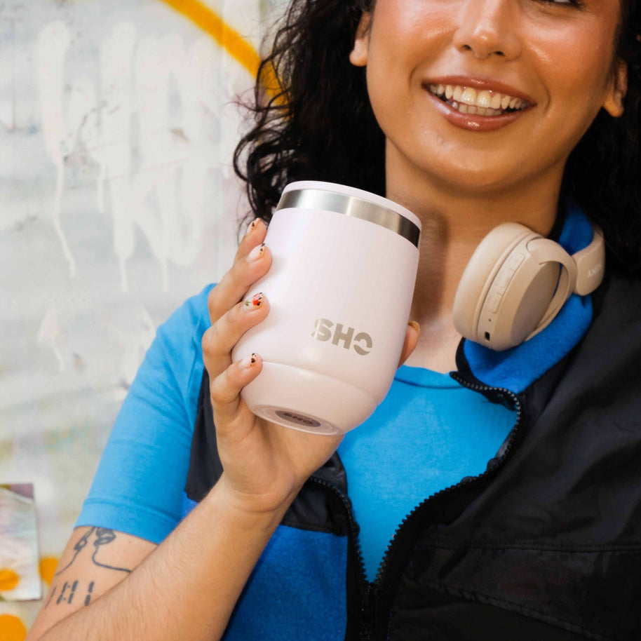 SHO Pacto Insulated Drinks Tumbler 360ml - Pale Lavender