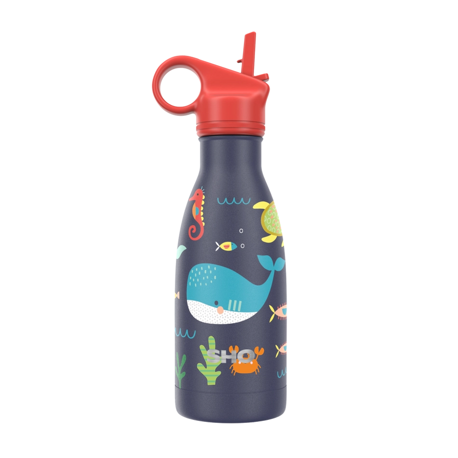 SHO Kids Insulated Water Bottle 260ml - Under The Sea