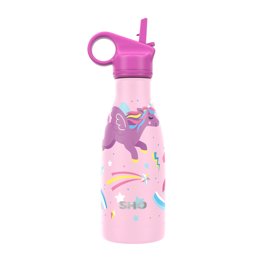 SHO Kids Insulated Water Bottle 260ml - Unicorn