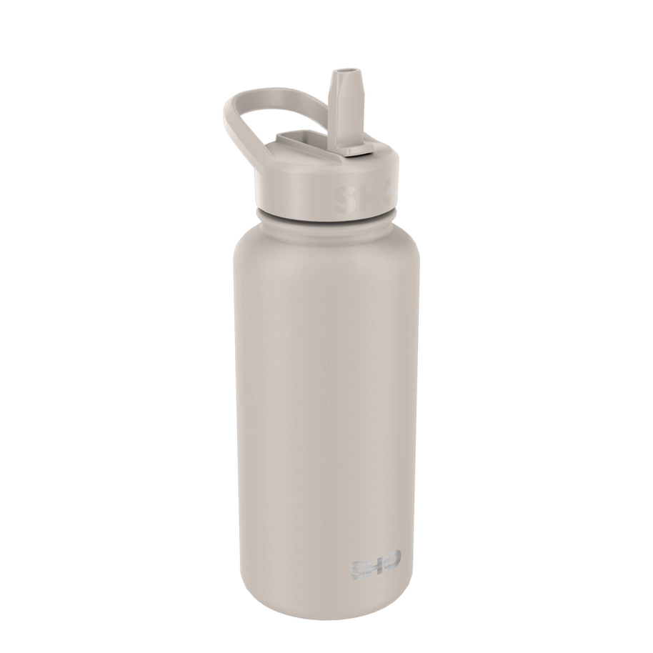 SHO Guzzler Water Bottle 950ml - Soft Taupe
