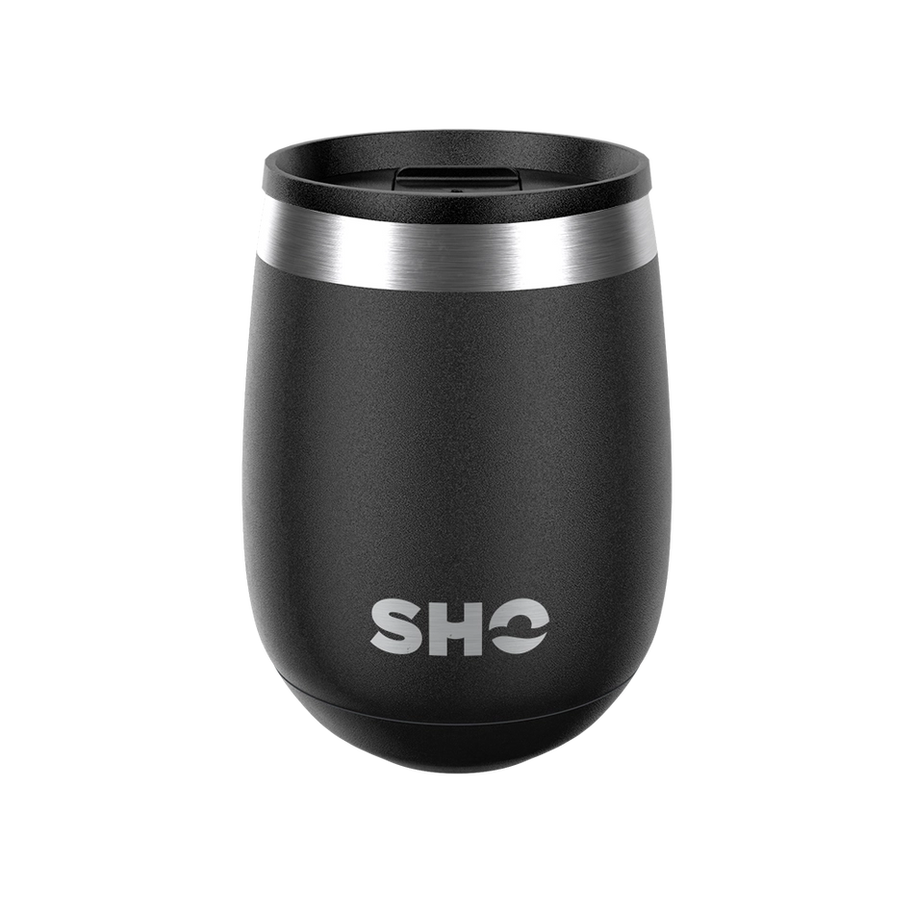 SHO Pacto Insulated Drinks Tumbler 360ml - Jet Black