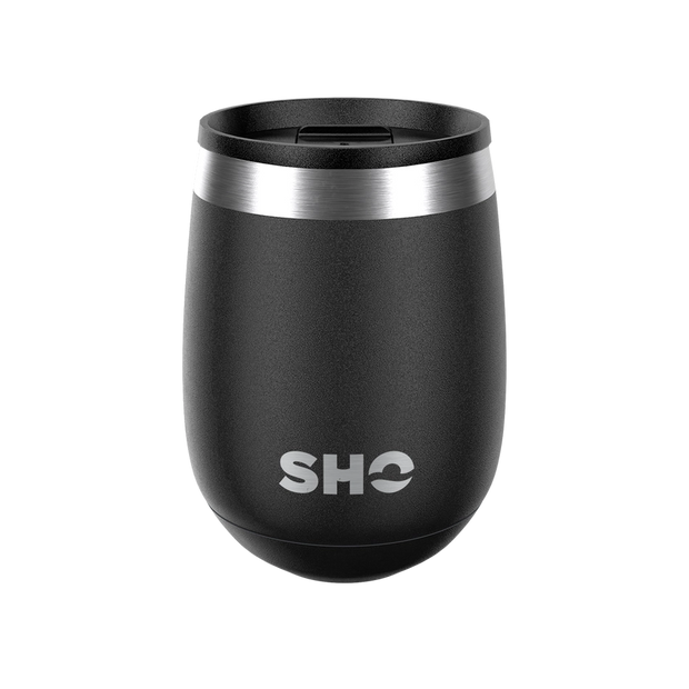 SHO Pacto Insulated Drinks Tumbler 360ml - Jet Black