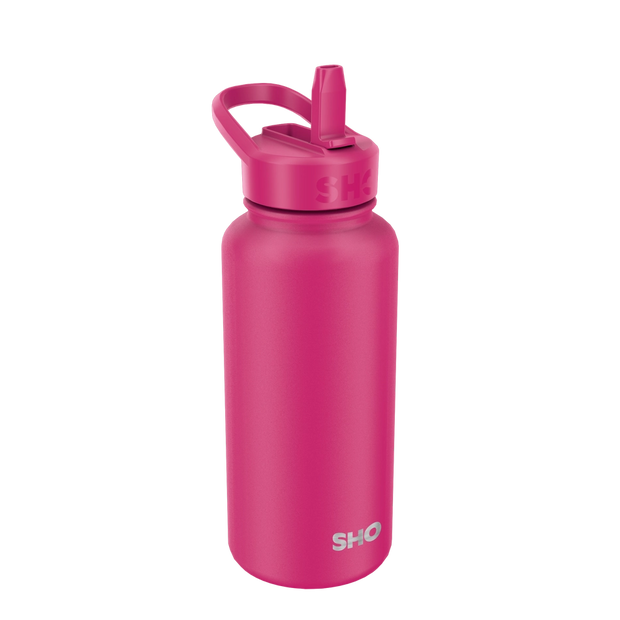SHO Guzzler Water Bottle 950ml - Raspberry