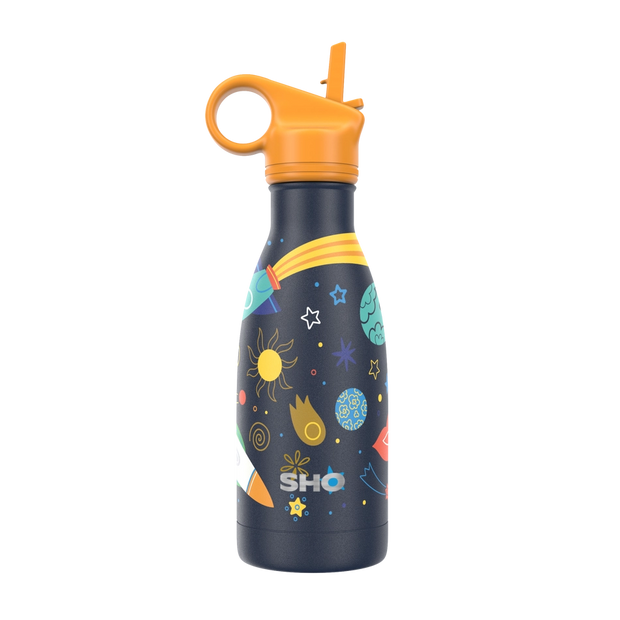 SHO Kids Insulated Water Bottle 260ml - Space