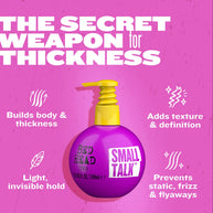 TIGI Bed Head Small Talk Thickening Cream 240ml