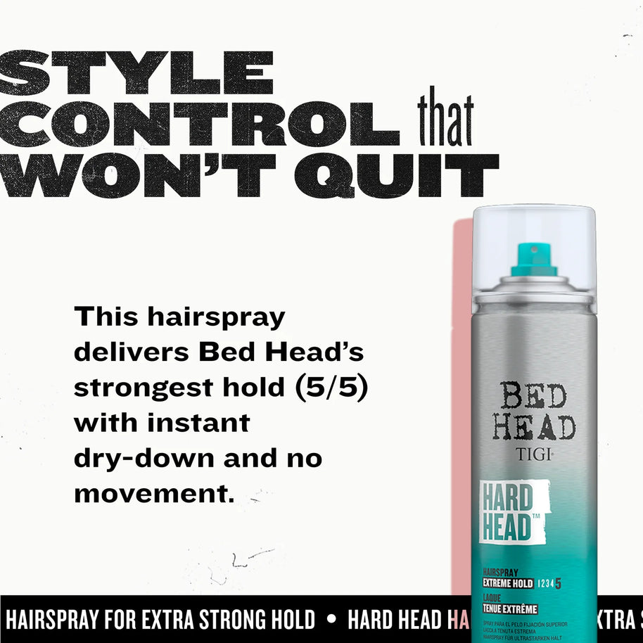 TIGI Bed Head Hard Head Hairspray Extra Strong 385ml
