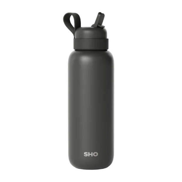 SHO Newt Insulated Water Bottle 500ml - Charcoal
