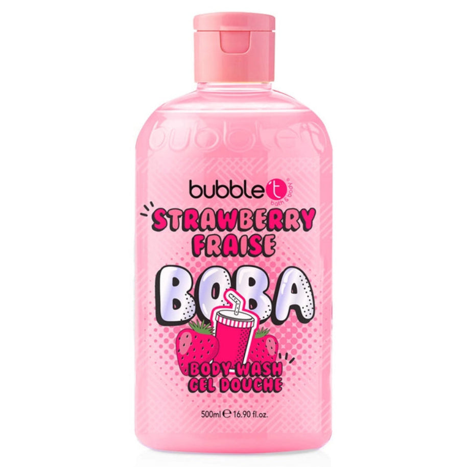 Bubble T Strawberry Boba Tea Shower Gel 500ml