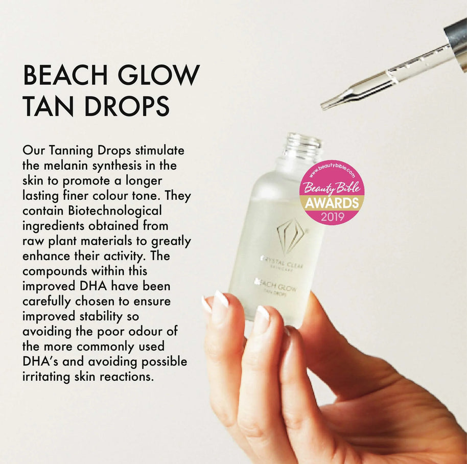 Crystal Clear Beach Glow Bräunungstropfen, 30 ml