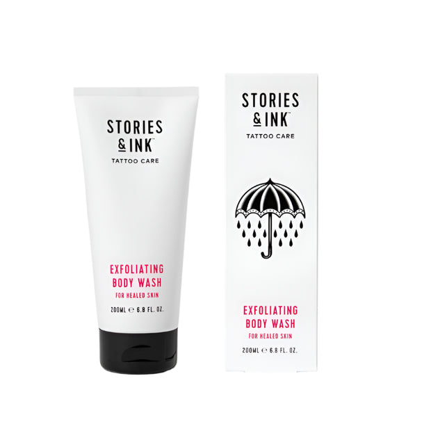 Stories & Ink Tattoo Exfoliating Body Wash 200ml