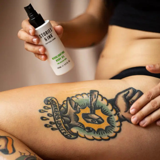 Stories & Ink Tattoo Highlighting Body Oil 100ml