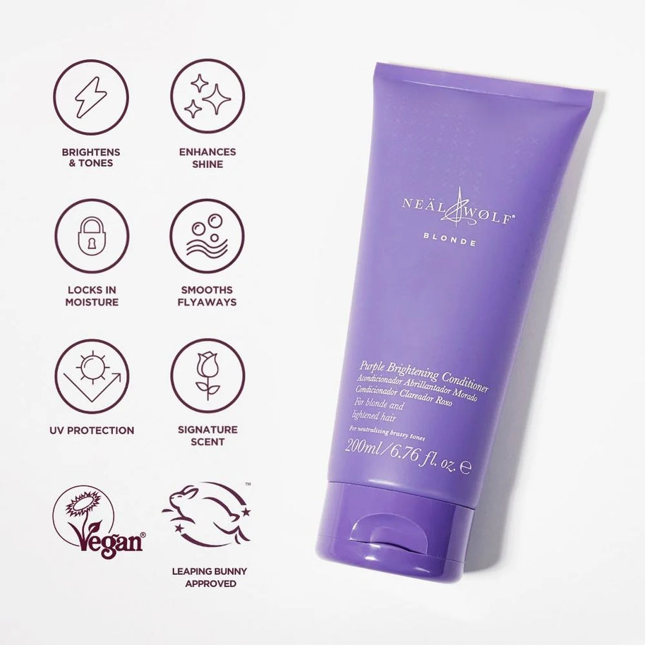 Neal & Wolf – Geschenkset „Blond Purple“ mit Shampoo und Spülung