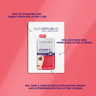 Skin Republic Aufhellendes Vitamin C-Gesichtstuch, 25 ml