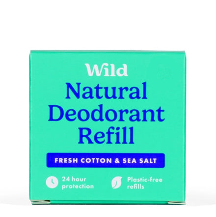 Wild Fresh Cotton & Sea Salt Deodorant Refill 40g