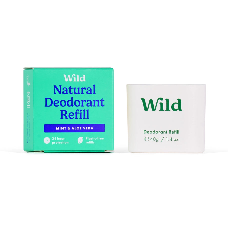 Wild Mint & Aloe Vera Deodorant Refill 40g