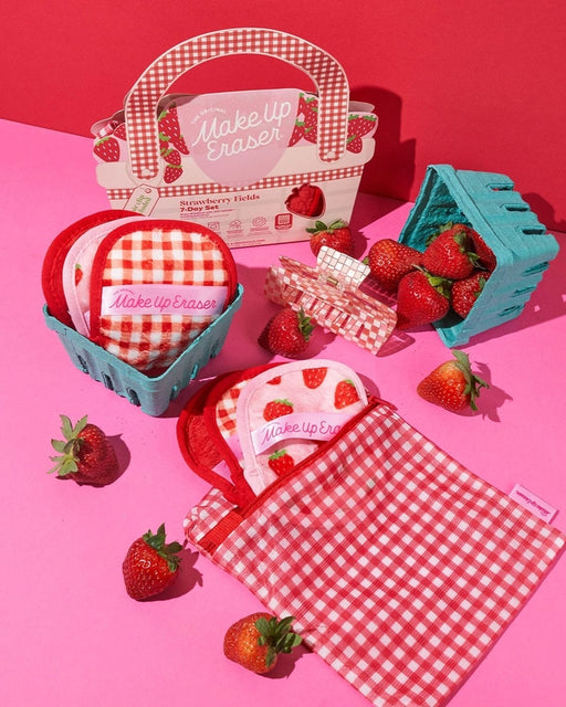 MakeUp Eraser Strawberry Basket 7-Day Gift Set