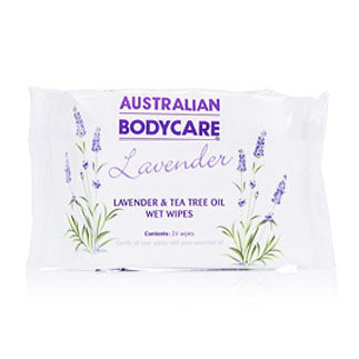 Australian Bodycare Lavender Hygienic Wet Wipes 24pcs