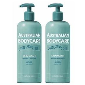 Australian Bodycare Skin Wash 1000ml 2 x 500ml